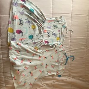 Two cat and Jack girls dresses size (7-8).